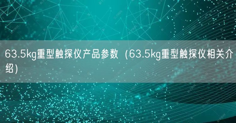 63.5kg重型觸探儀產(chǎn)品參數(shù)（63.5kg重型觸探儀相關(guān)介紹）(圖1)