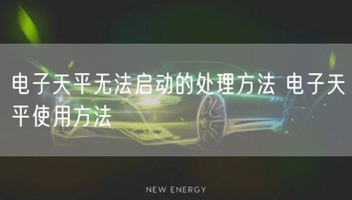 電子天平無(wú)法啟動(dòng)的處理方法 電子天平使用方法(圖1)