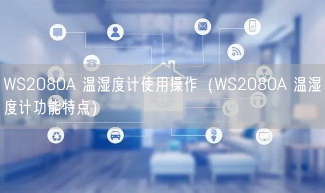 WS2080A 溫濕度計使用操作（WS2080A 溫濕度計功能特點）(圖1)