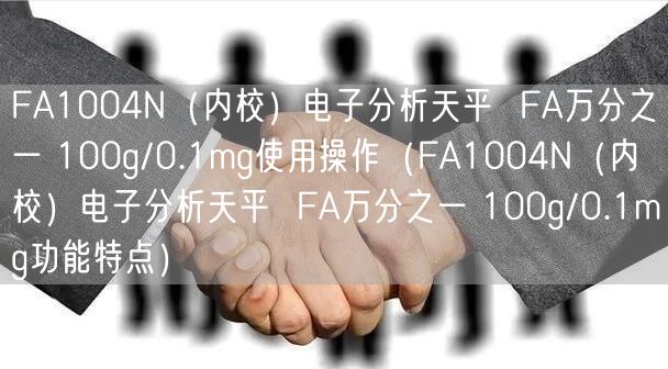 FA1004N（內(nèi)校）電子分析天平  FA萬分之一 100g/0.1mg使用操作（FA1004N（內(nèi)校）電子分析天平  FA萬分之一 100g/0.1mg功能特點）(圖1)