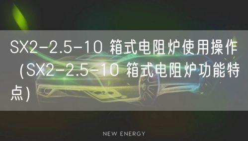 SX2-2.5-10 箱式電阻爐使用操作（SX2-2.5-10 箱式電阻爐功能特點(diǎn)）(圖1)