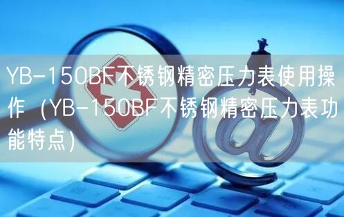 YS-150 數(shù)字壓力表使用操作（YS-150 數(shù)字壓力表功能特點(diǎn)）(圖1)