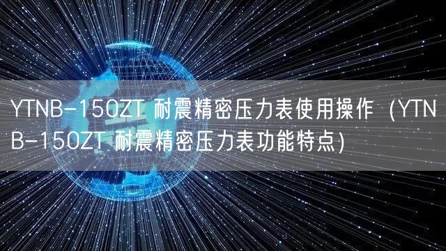 YTNB-150ZT 耐震精密壓力表使用操作（YTNB-150ZT 耐震精密壓力表功能特點(diǎn)）(圖1)